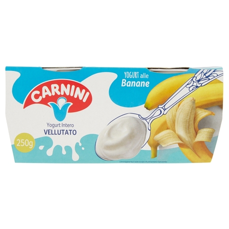 Yogurt Intero Vellutato alla Banana, 2x125 g